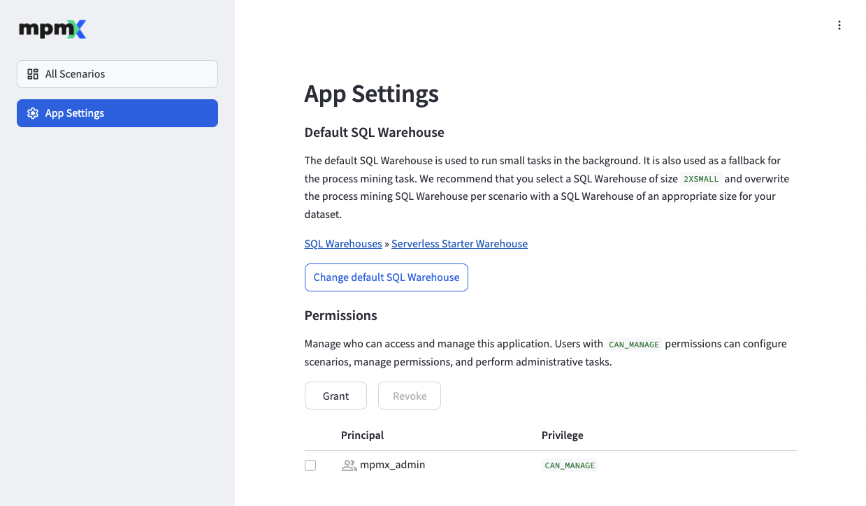 App Settings