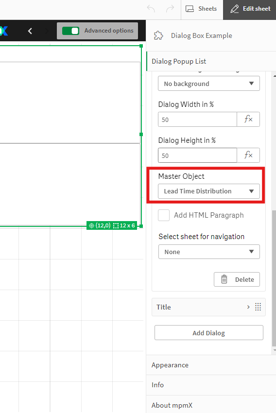 Customizing Panel