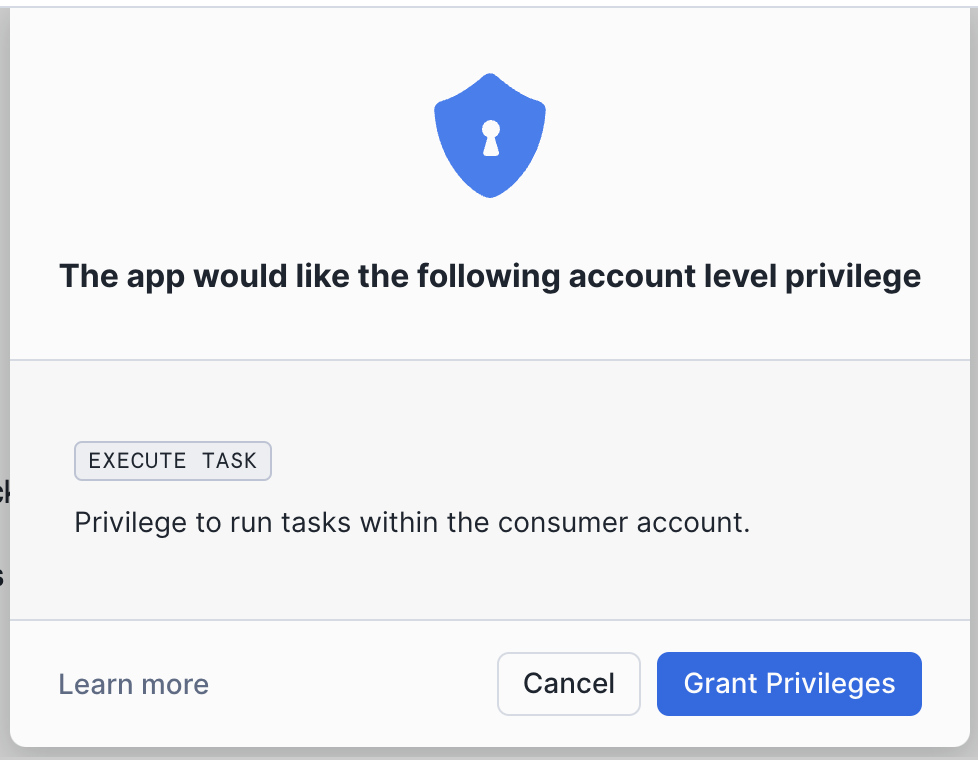 Account Level Privilege