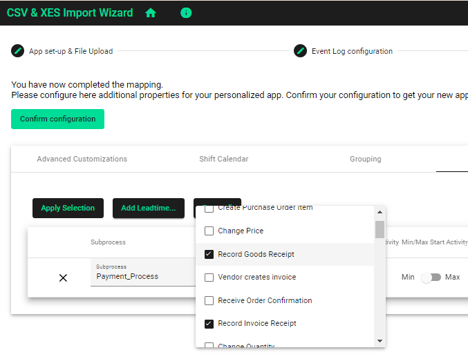 Subprocess Multiple Start Activities