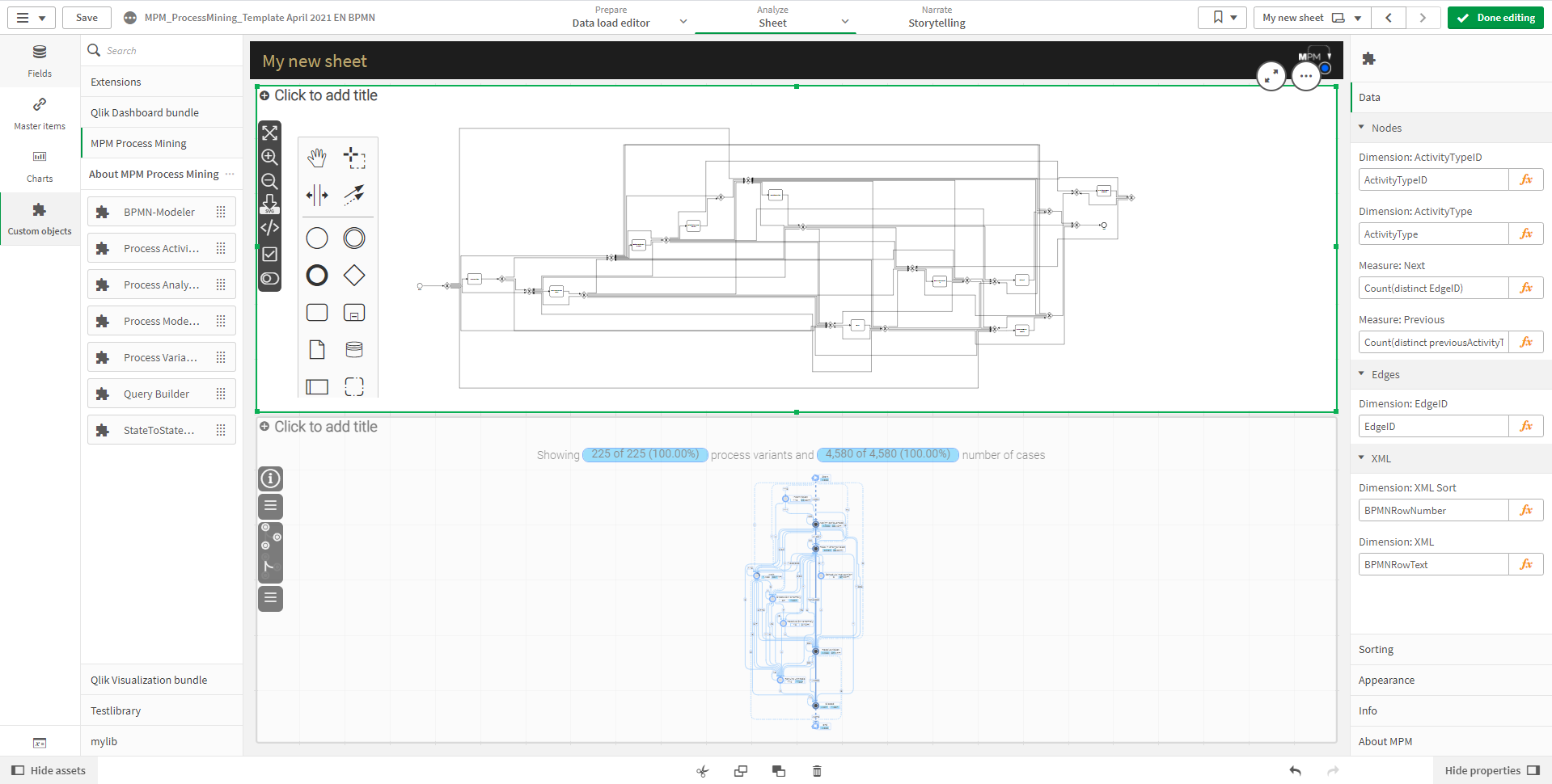 BPMN Modeler - Properties Panel