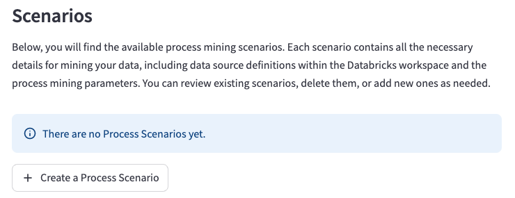 Create a Process Scenario