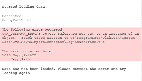 mpmX BPMN Import Connector error