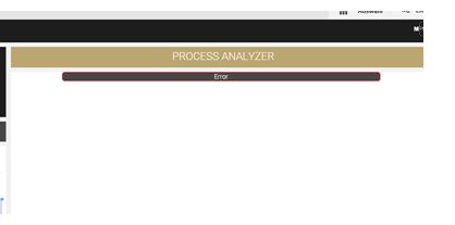 Error in ProcessAnalyzer