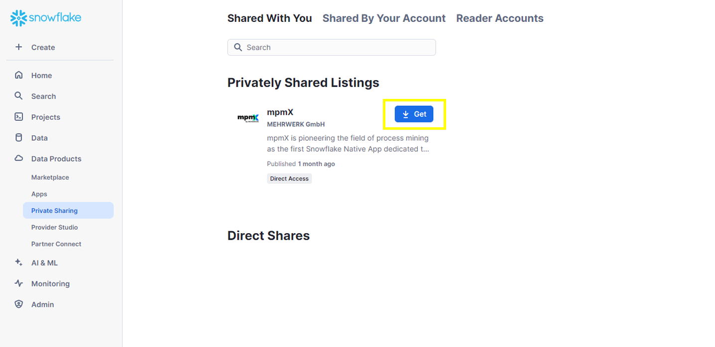 Privately Shared Listings -mpmX