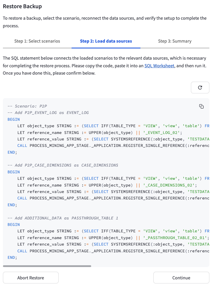 Load data soruces
