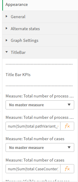 Properties Panel - Appearance TitleBar